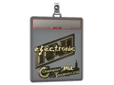 Sticker Slab | electroNic (Gold) | Stockholm 2021