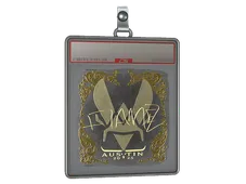 Sticker Slab | FlameZ (Gold) | Austin 2025