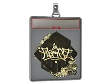Sticker Slab | FlameZ (Gold) | Rio 2022