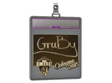 Sticker Slab | GruBy (Gold) | Cologne 2015