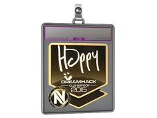 Sticker Slab | Happy (Gold) | Cluj-Napoca 2015