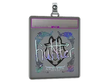 Sticker Slab | huNter- (Holo) | Austin 2025
