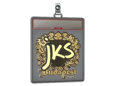 Sticker Slab | jks (Gold) | Budapest 2025