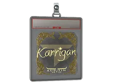 Sticker Slab | karrigan (Gold) | Austin 2025