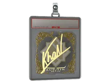 Sticker Slab | khaN (Gold) | Austin 2025