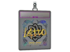 Sticker Slab | latto (Holo) | Austin 2025