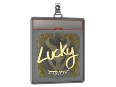 Sticker Slab | Lucky (Gold) | Austin 2025