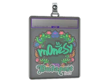 Sticker Slab | m0NESY (Embroidered) | Budapest 2025