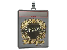 Sticker Slab | Marek (Gold) | Budapest 2025