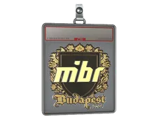 Sticker Slab | MIBR (Gold) | Budapest 2025