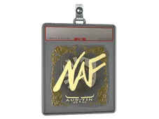 Sticker Slab | NAF (Gold) | Austin 2025