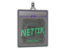 Sticker Slab | nettik (Foil) | Austin 2025