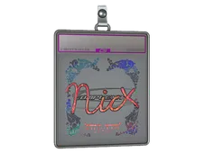 Sticker Slab | nicx (Holo) | Austin 2025