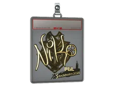 Sticker Slab | NiKo (Gold) | Stockholm 2021