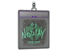 Sticker Slab | noway (Foil) | Austin 2025