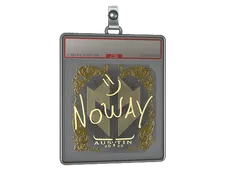 Sticker Slab | noway (Gold) | Austin 2025
