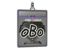 Sticker Slab | oBo (Foil) | Berlin 2019