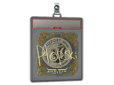 Sticker Slab | Plopski (Gold) | Austin 2025
