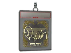 Sticker Slab | rain (Gold) | Austin 2025