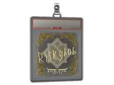 Sticker Slab | riskyb0b (Gold) | Austin 2025