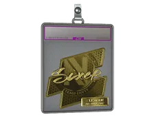 Sticker Slab | SIXER (Gold) | Atlanta 2017