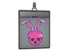 Sticker Slab | Skull Bunny (Glitter)