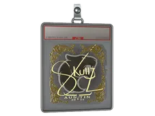 Sticker Slab | skullz (Gold) | Austin 2025