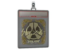 Sticker Slab | slaxz- (Gold) | Austin 2025