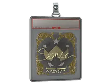 Sticker Slab | Sonic (Gold) | Austin 2025