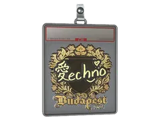 Sticker Slab | Techno4K (Gold) | Budapest 2025
