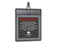Sticker Slab | WARNING