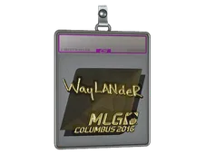 Sticker Slab | wayLander (Gold) | MLG Columbus 2016