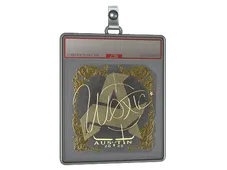 Sticker Slab | woxic (Gold) | Austin 2025