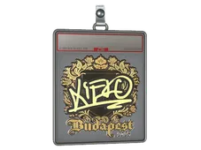 Sticker Slab | xiELO (Gold) | Budapest 2025
