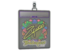 Sticker Slab | ZywOo (Embroidered) | Budapest 2025
