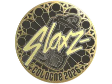 Sticker | slaxz- (Gold) | Cologne 2026