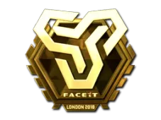 Sticker | Space Soldiers (Gold) | London 2018
