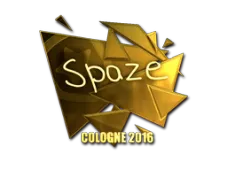Sticker | spaze (Gold) | Cologne 2016