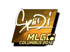 Sticker | Spiidi (Gold) | MLG Columbus 2016