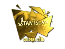 Sticker | stanislaw (Gold) | Cologne 2016