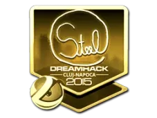 Sticker | steel (Gold) | Cluj-Napoca 2015