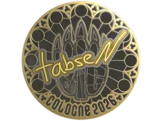 Sticker | tabseN (Gold) | Cologne 2026