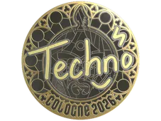 Sticker | Techno4K (Gold) | Cologne 2026
