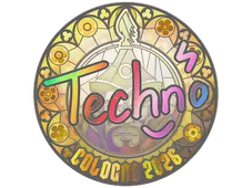 Sticker | Techno4K (Holo) | Cologne 2026