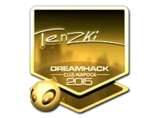 Sticker | tenzki (Gold) | Cluj-Napoca 2015
