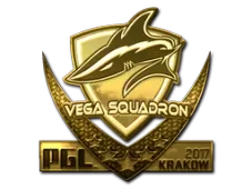 Sticker | Vega Squadron (Gold) | Krakow 2017