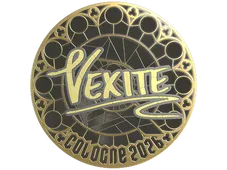 Sticker | vexite (Gold) | Cologne 2026
