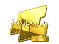 Sticker | wayLander (Gold) | Atlanta 2017