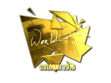 Sticker | WorldEdit (Gold) | Cologne 2016