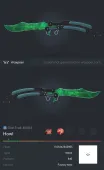 ★ StatTrak™ Butterfly Knife | Gamma Doppler Emerald (Factory New)